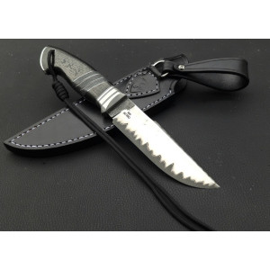 ЧОРНИЙ ЯСТРУБ авторський ніж ручної роботи Fomenko Knifes, сталь - К110, 61-62 HRC. Photo 2